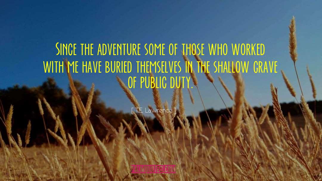 T.E. Lawrence Quotes: Since the adventure some of