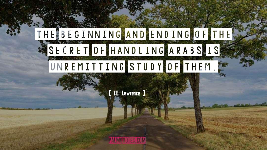 T.E. Lawrence Quotes: The beginning and ending of