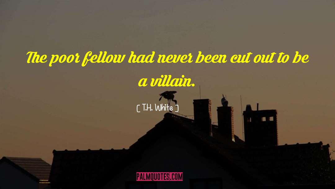 T.H. White Quotes: The poor fellow had never