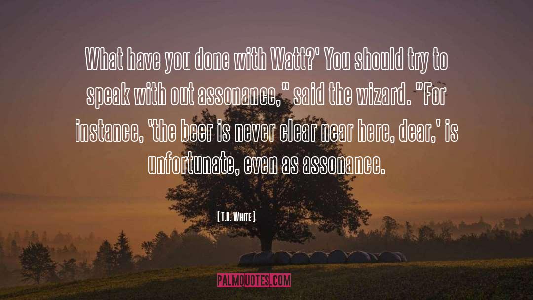 T.H. White Quotes: What have you done with