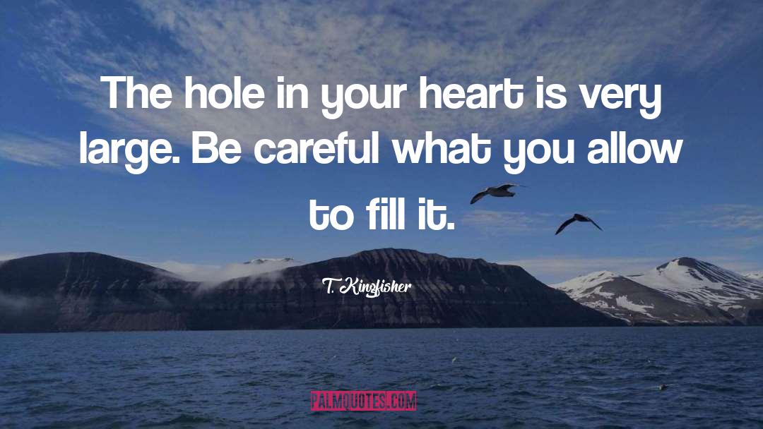 T. Kingfisher Quotes: The hole in your heart