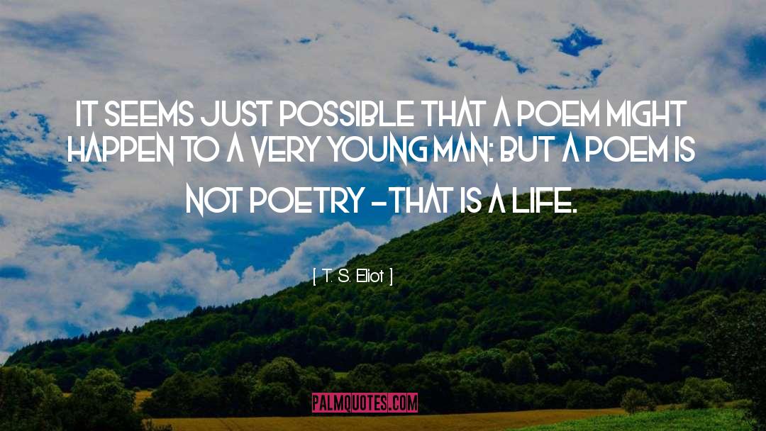 T. S. Eliot Quotes: It seems just possible that