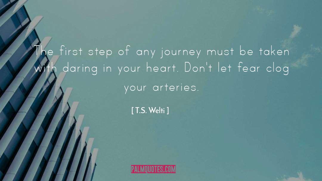 T.S. Welti Quotes: The first step of any