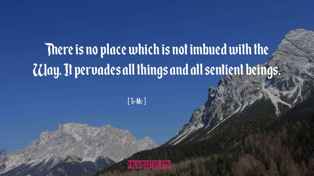Ta-Mo Quotes: There is no place which