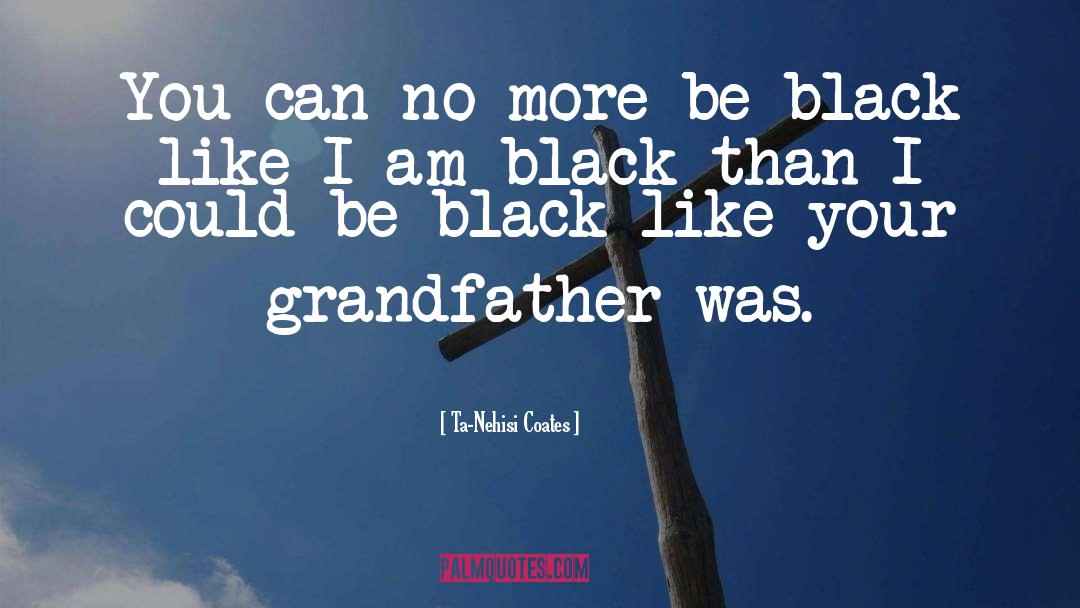 Ta-Nehisi Coates Quotes: You can no more be