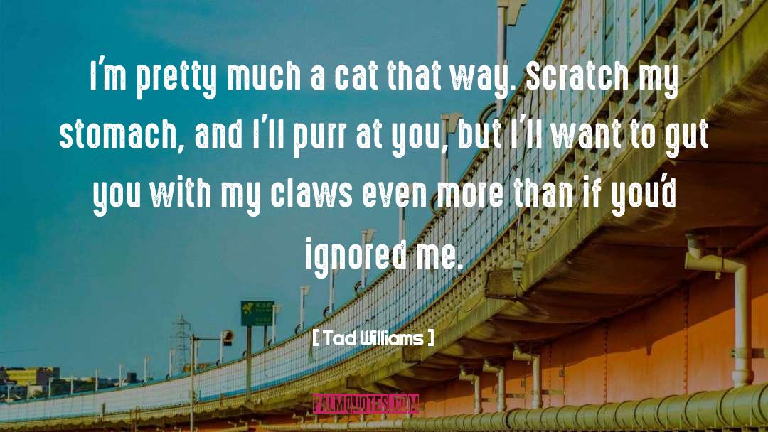 Tad Williams Quotes: I'm pretty much a cat