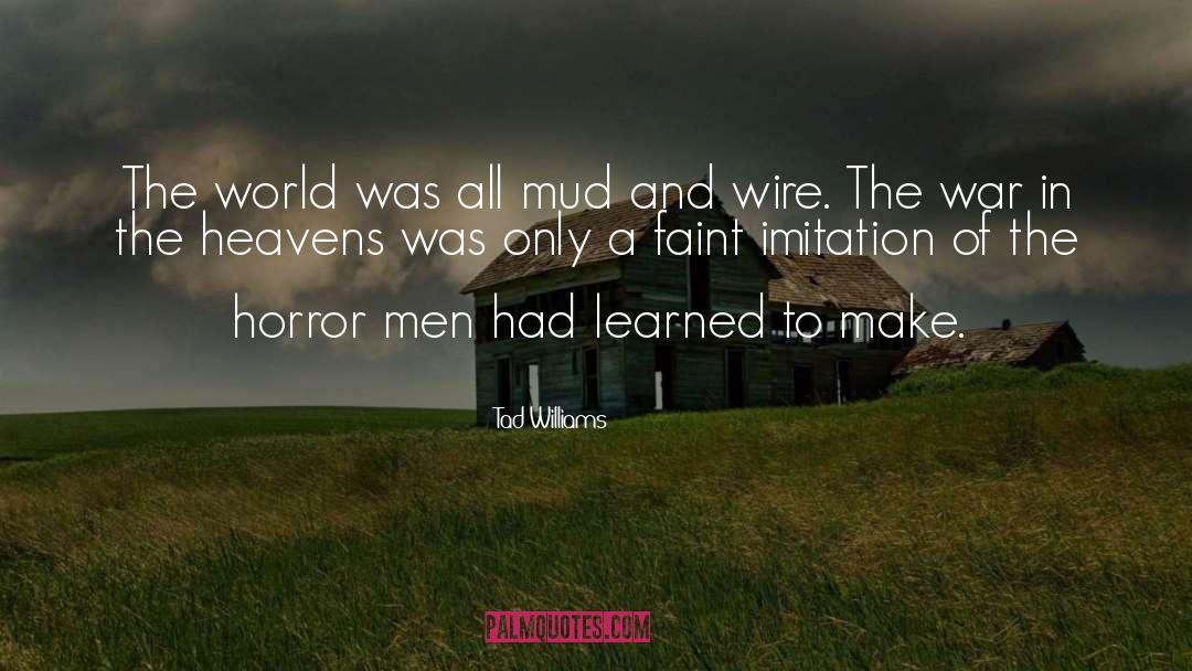 Tad Williams Quotes: The world was all mud