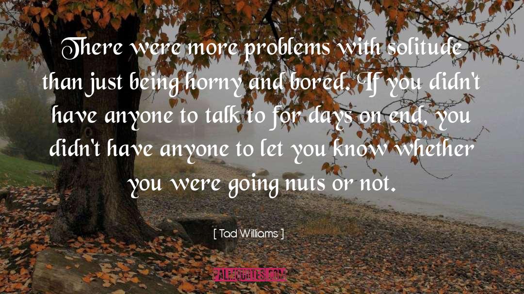 Tad Williams Quotes: There were more problems with