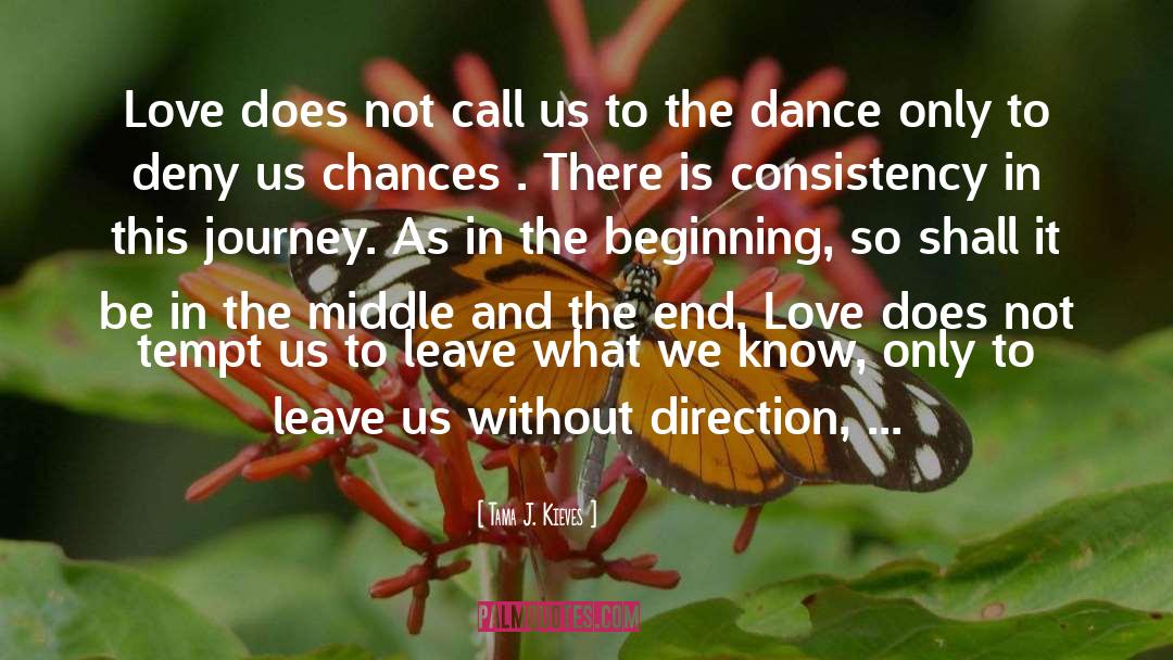 Tama J. Kieves Quotes: Love does not call us