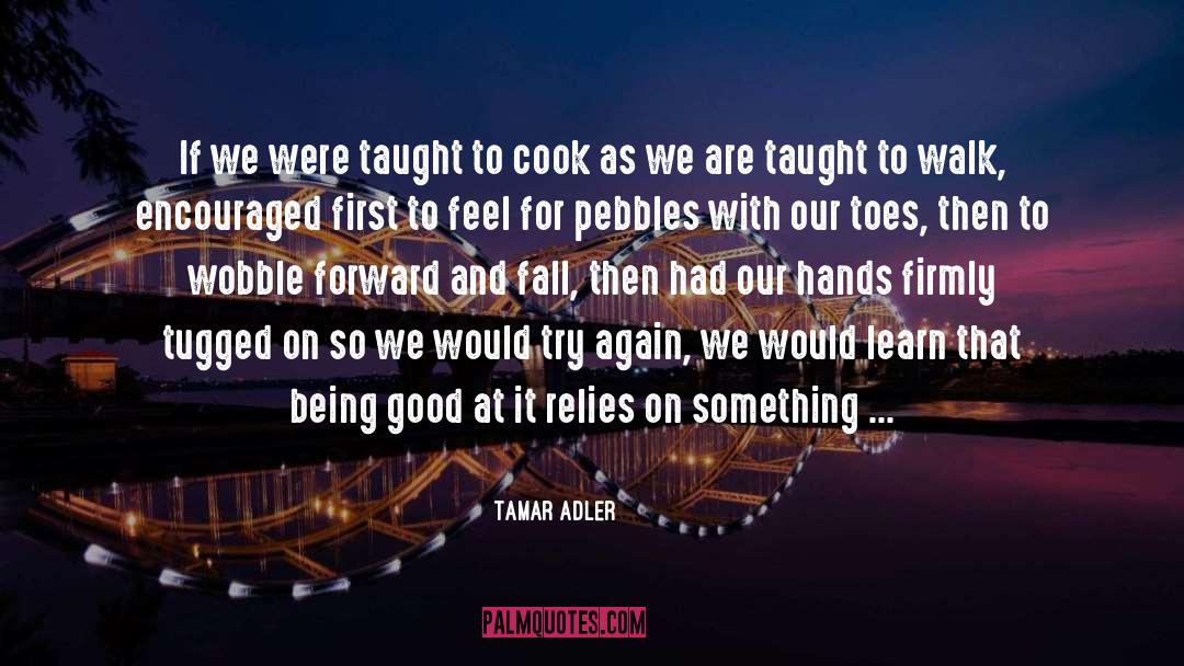 Tamar Adler Quotes: If we were taught to