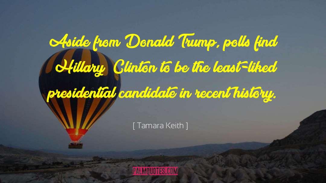 Tamara Keith Quotes: Aside from Donald Trump, polls