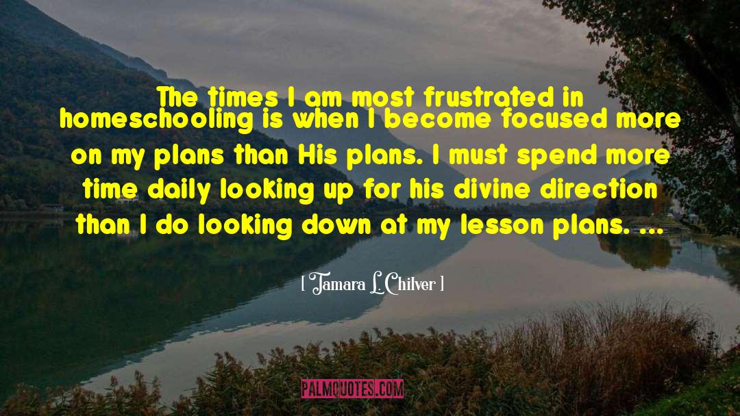 Tamara L. Chilver Quotes: The times I am most