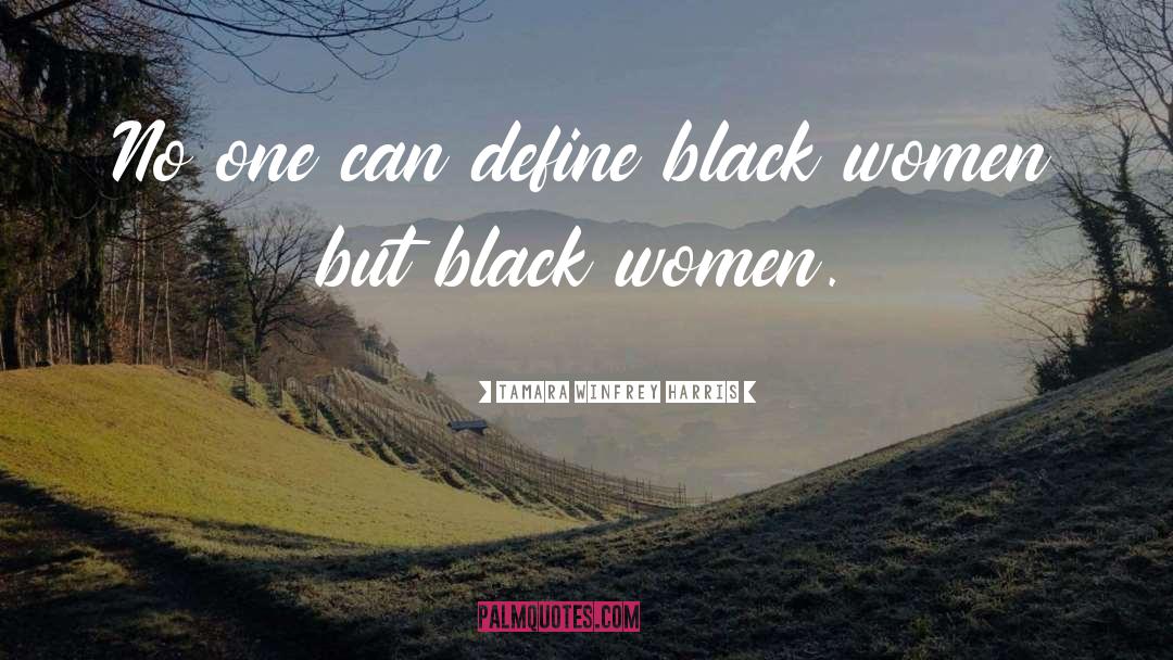 Tamara Winfrey Harris Quotes: No one can define black