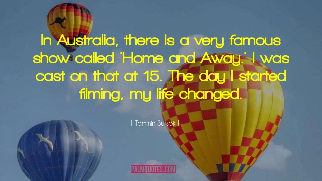 Tammin Sursok Quotes: In Australia, there is a