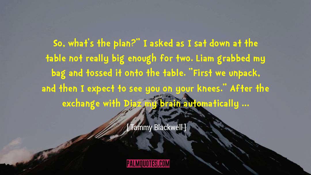 Tammy Blackwell Quotes: So, what's the plan?