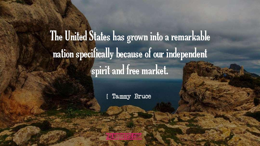 Tammy Bruce Quotes: The United States has grown