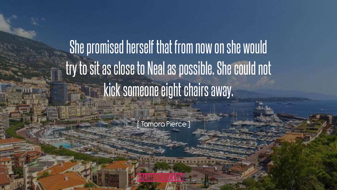 Tamora Pierce Quotes: She promised herself that from
