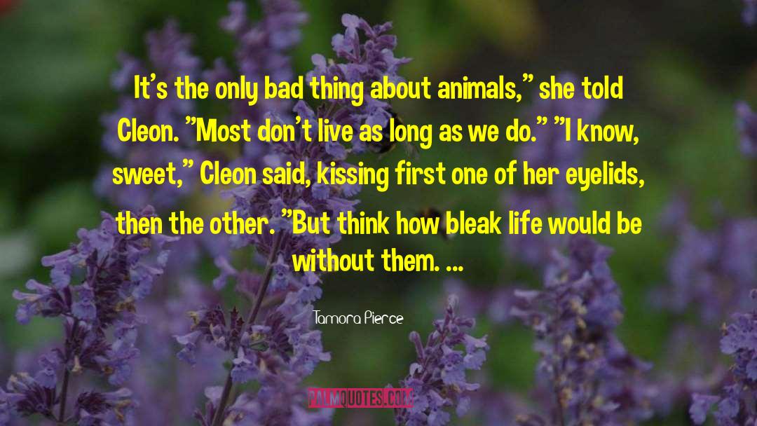 Tamora Pierce Quotes: It's the only bad thing