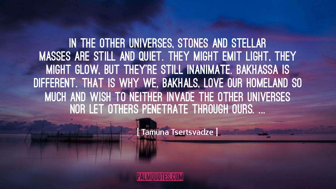 Tamuna Tsertsvadze Quotes: In the other universes, stones