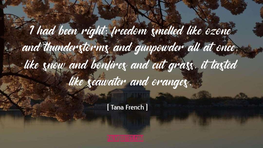 Tana French Quotes: I had been right: freedom