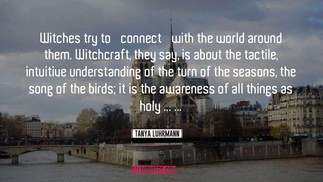 Tanya Luhrmann Quotes: Witches try to 'connect' with