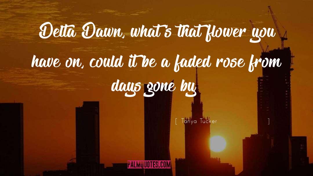 Tanya Tucker Quotes: Delta Dawn, what's that flower