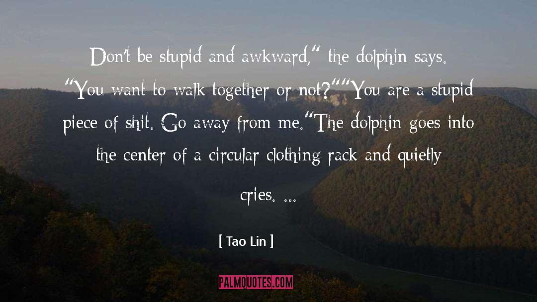 Tao Lin Quotes: Don't be stupid and awkward,