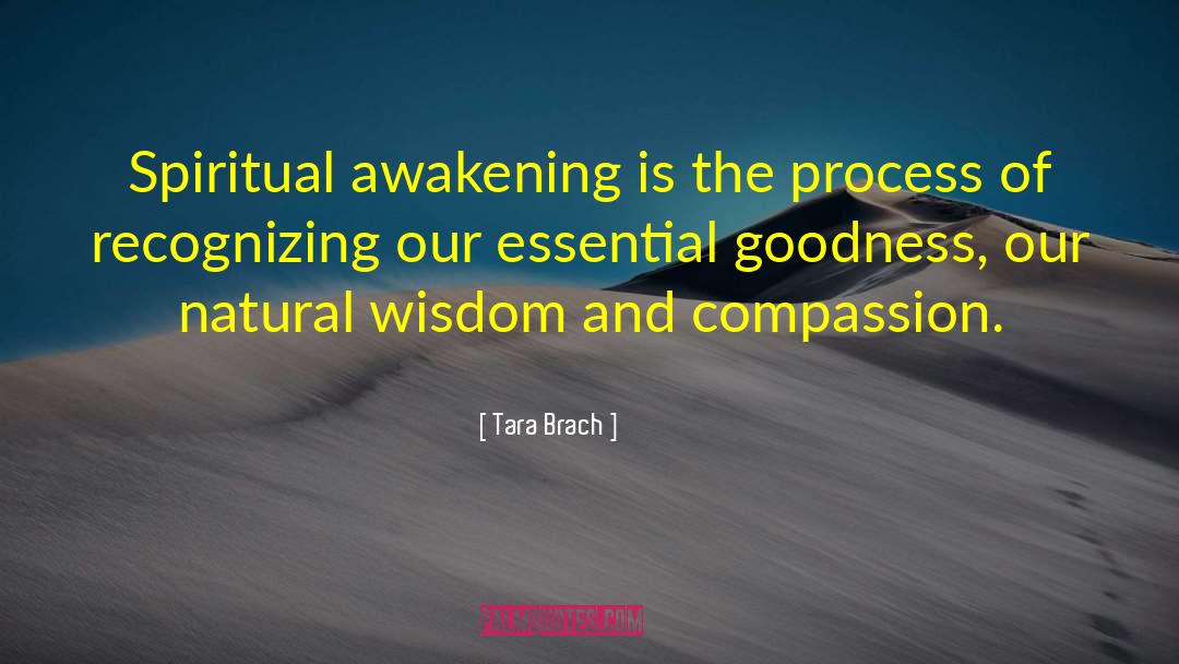 Tara Brach Quotes: Spiritual awakening is the process