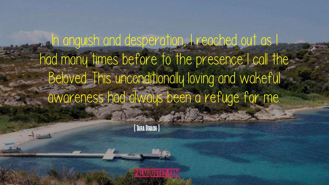 Tara Brach Quotes: In anguish and desperation, I