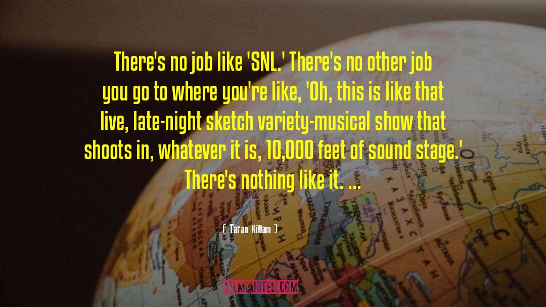 Taran Killam Quotes: There's no job like 'SNL.'