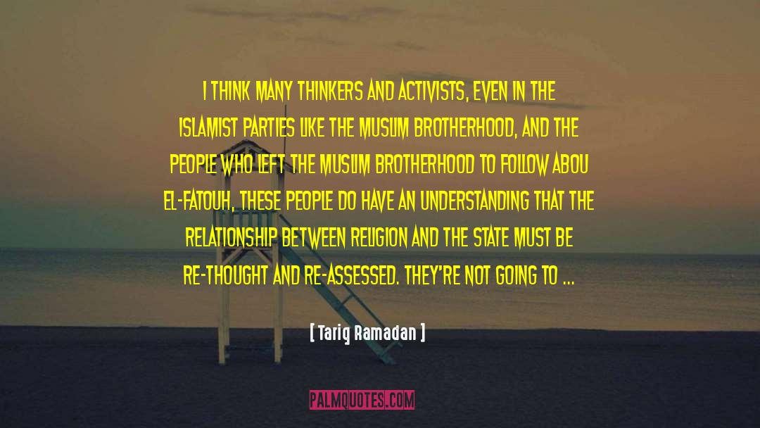 Tariq Ramadan Quotes: I think many thinkers and