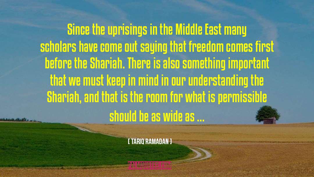 Tariq Ramadan Quotes: Since the uprisings in the