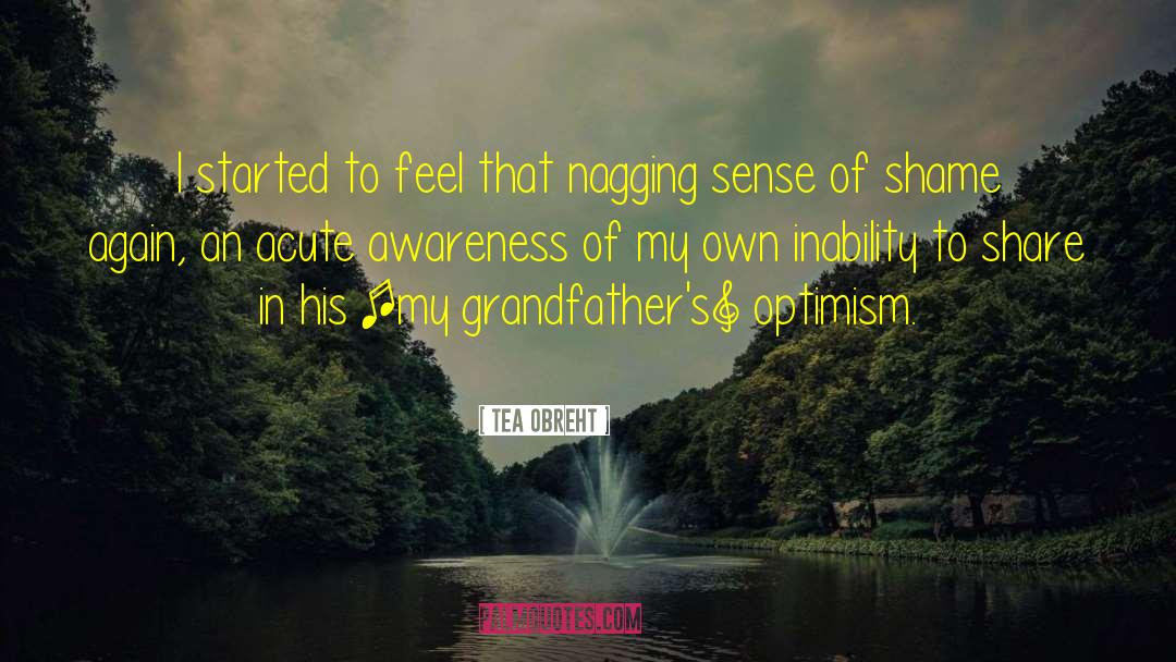 Tea Obreht Quotes: I started to feel that
