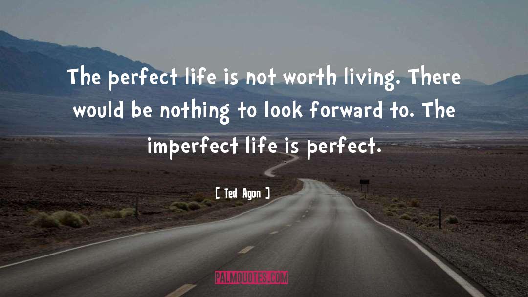 Ted Agon Quotes: The perfect life is not