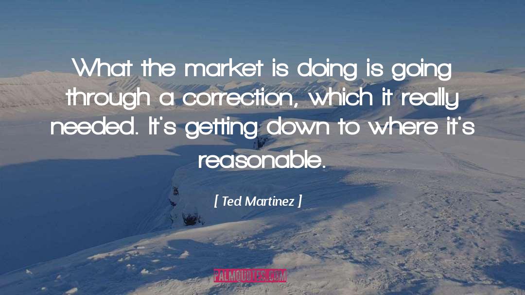 Ted Martinez Quotes: What the market is doing