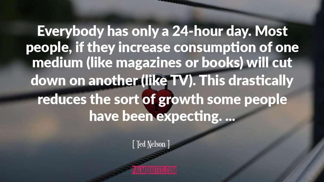 Ted Nelson Quotes: Everybody has only a 24-hour