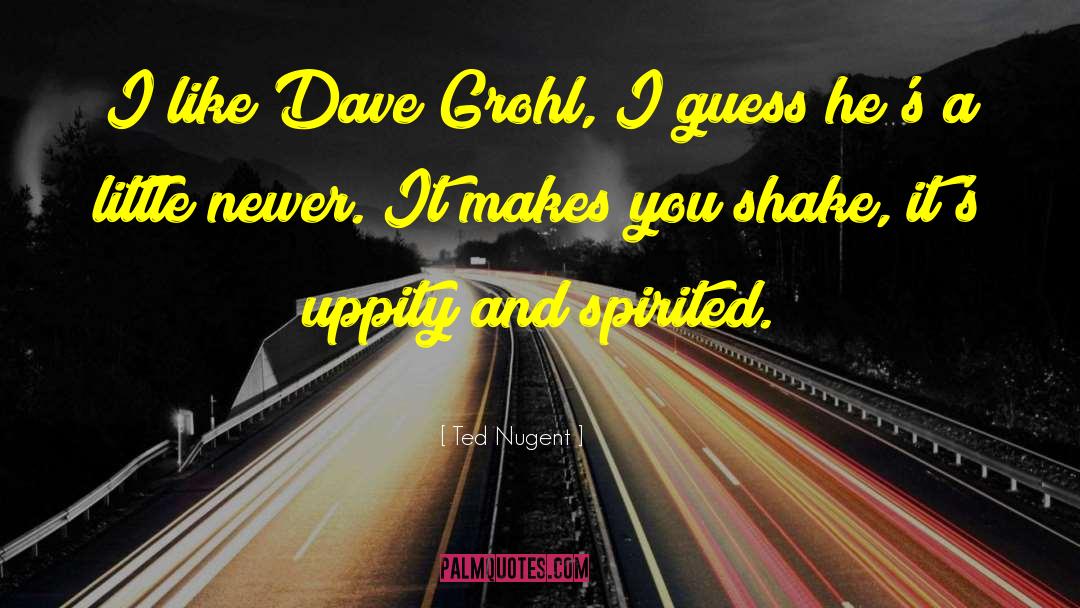 Ted Nugent Quotes: I like Dave Grohl, I