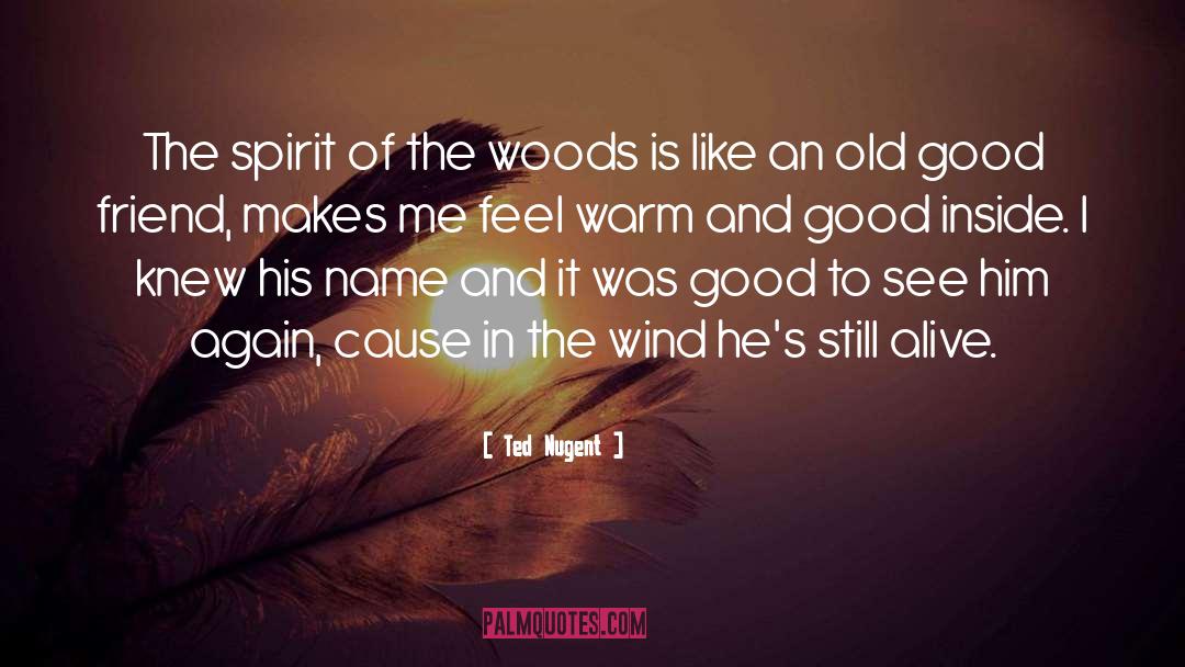 Ted Nugent Quotes: The spirit of the woods