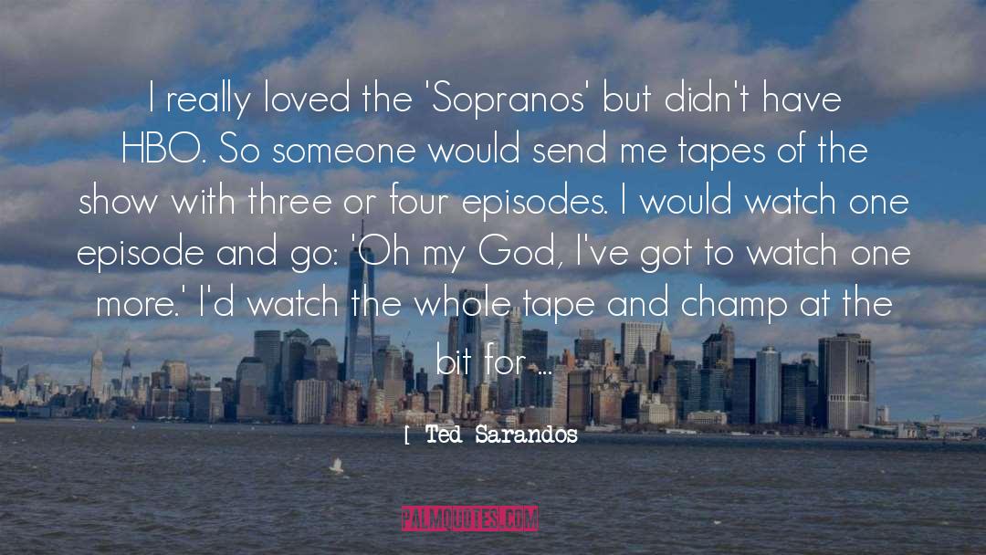 Ted Sarandos Quotes: I really loved the 'Sopranos'