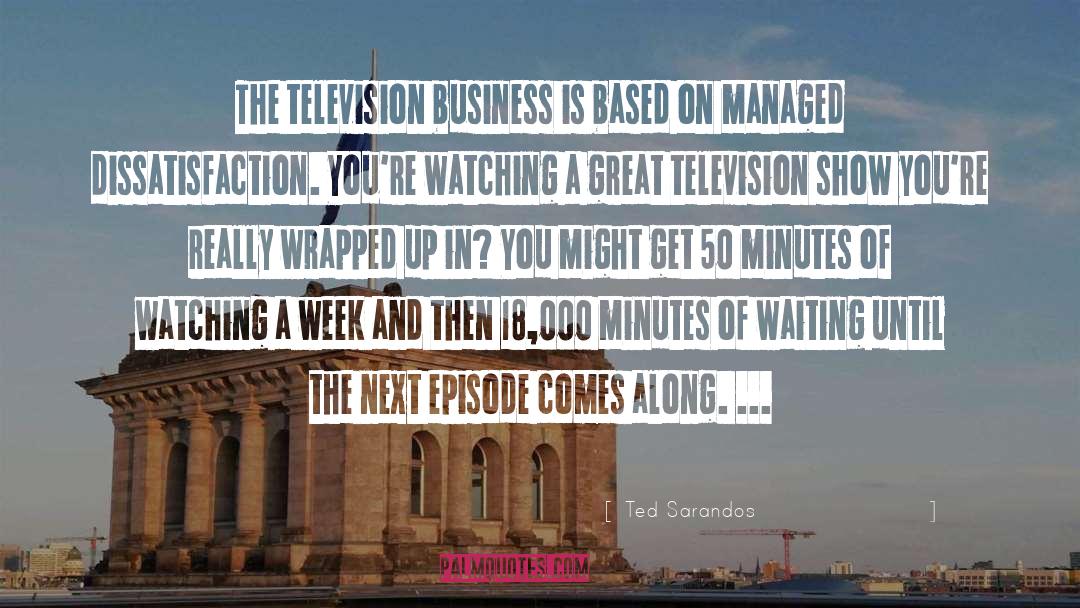 Ted Sarandos Quotes: The television business is based