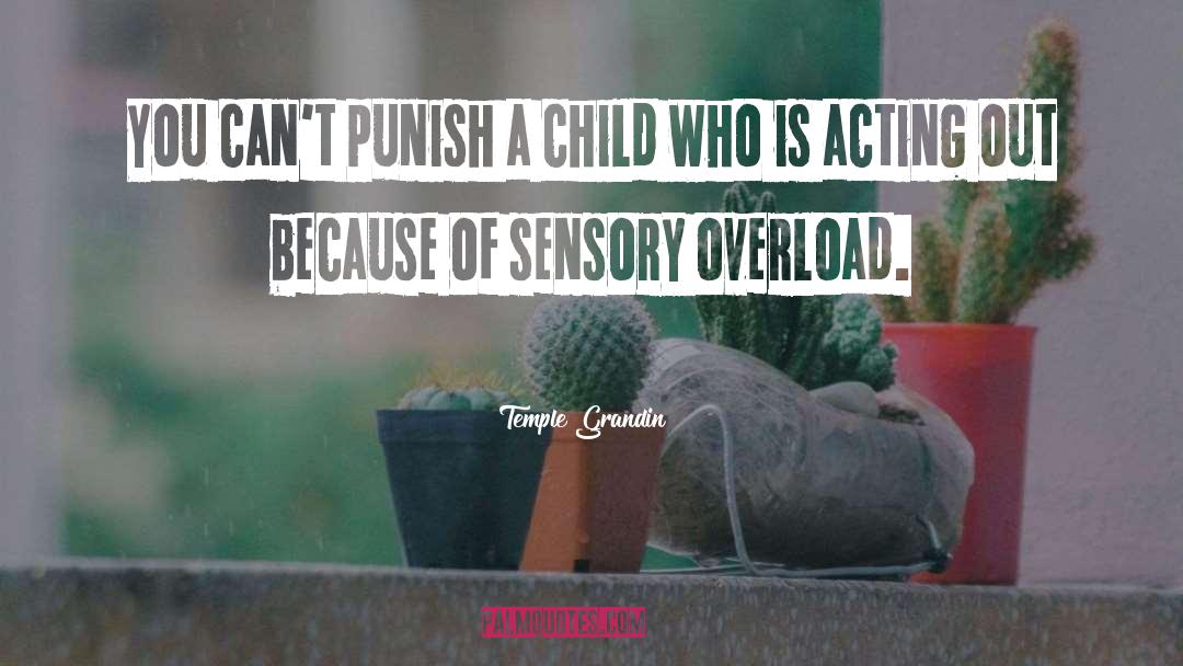 Temple Grandin Quotes: You can't punish a child