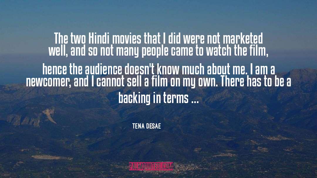 Tena Desae Quotes: The two Hindi movies that