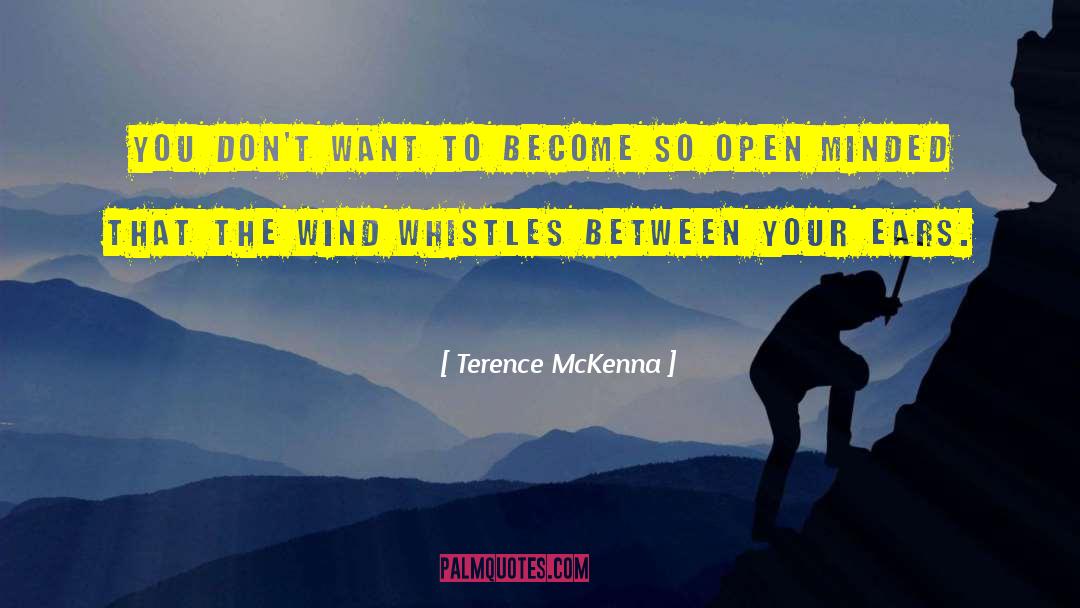 Terence McKenna Quotes: You don't want to become