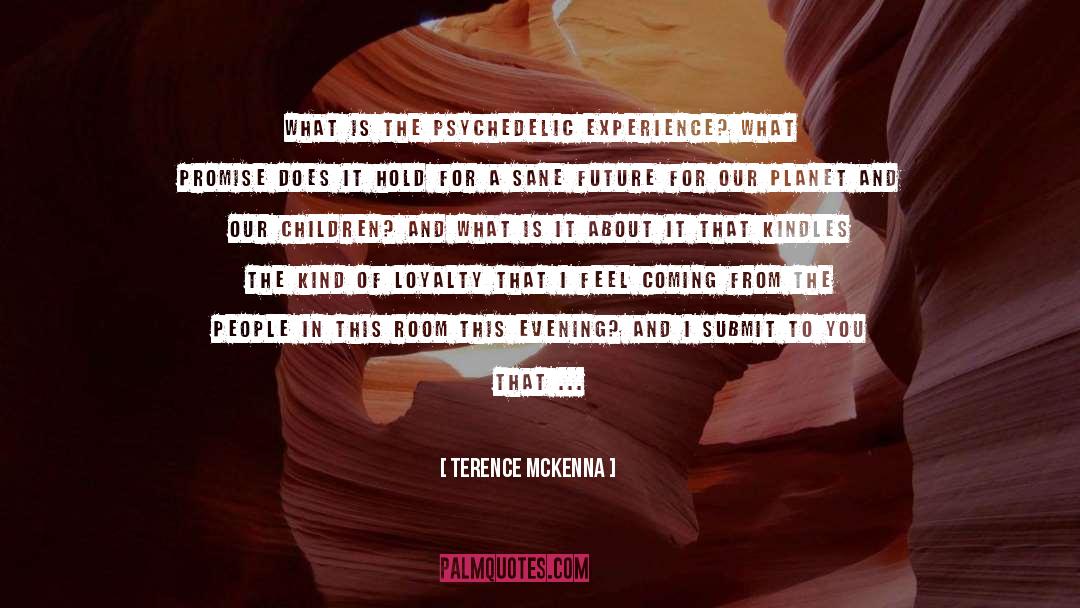 Terence McKenna Quotes: What is the psychedelic experience?