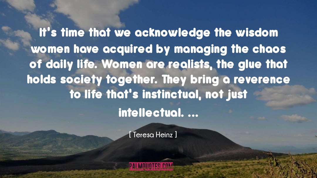 Teresa Heinz Quotes: It's time that we acknowledge