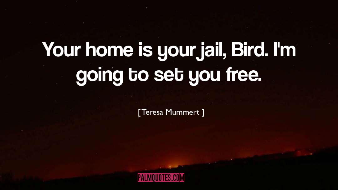 Teresa Mummert Quotes: Your home is your jail,