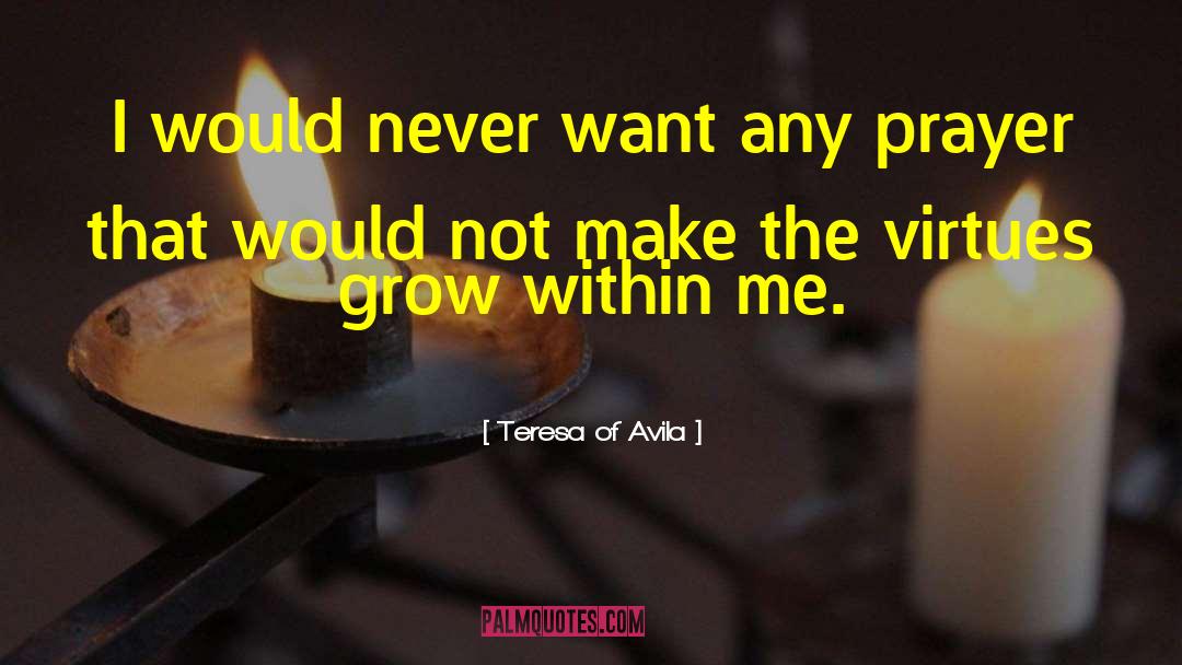 Teresa Of Avila Quotes: I would never want any