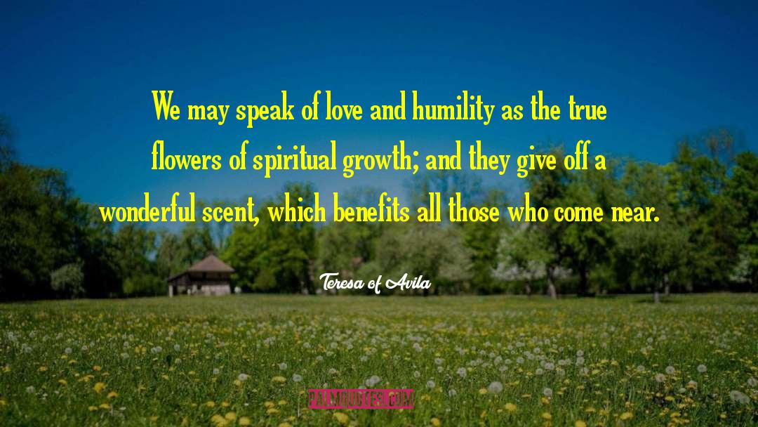 Teresa Of Avila Quotes: We may speak of love