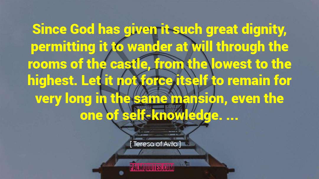 Teresa Of Avila Quotes: Since God has given it