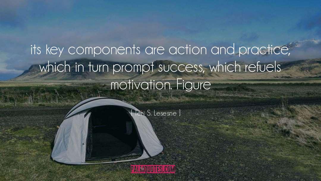 Teri S. Lesesne Quotes: its key components are action